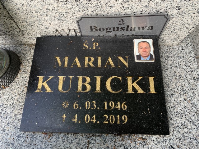 Marian Kubicki 1946 Darłowo - Grobonet - Wyszukiwarka osób pochowanych