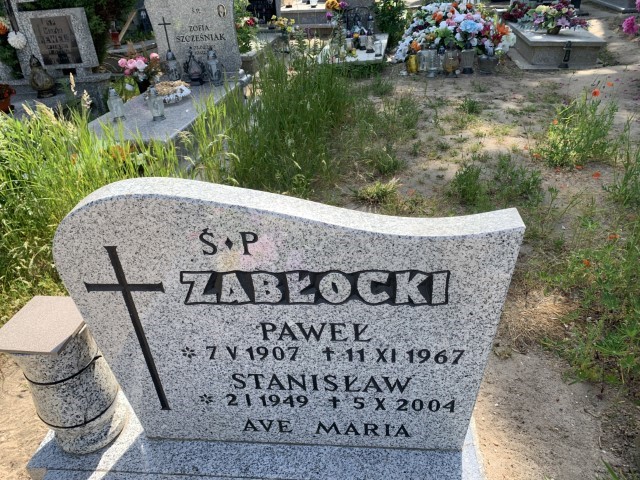 Stanisław Zabłocki 1949 Darłowo - Grobonet - Wyszukiwarka osób pochowanych