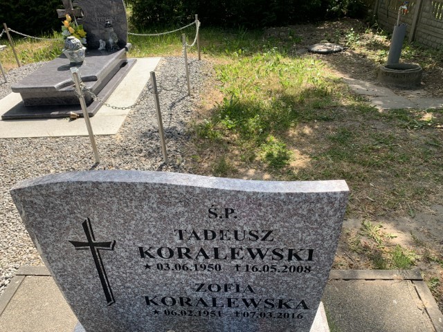 Tadeusz Koralewski 1950 Darłowo - Grobonet - Wyszukiwarka osób pochowanych