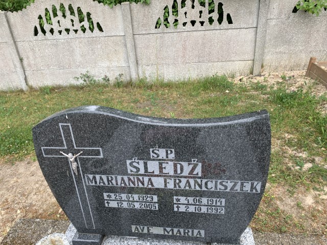 Marianna Śledź 1929 Darłowo - Grobonet - Wyszukiwarka osób pochowanych