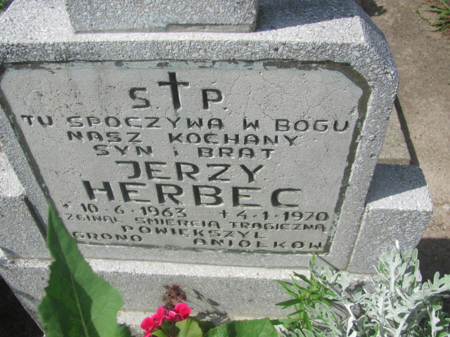Jerzy Herbec 1963 Darłowo - Grobonet - Wyszukiwarka osób pochowanych